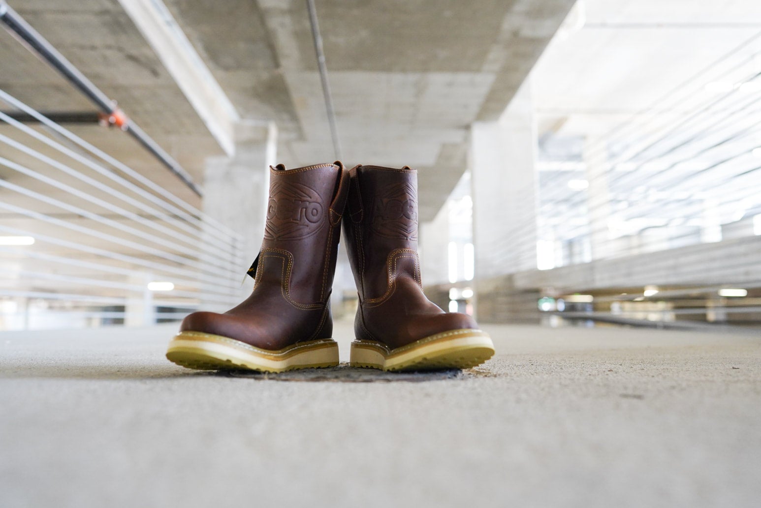 Acero wedge sole boots pull on Cindy's Western Wear