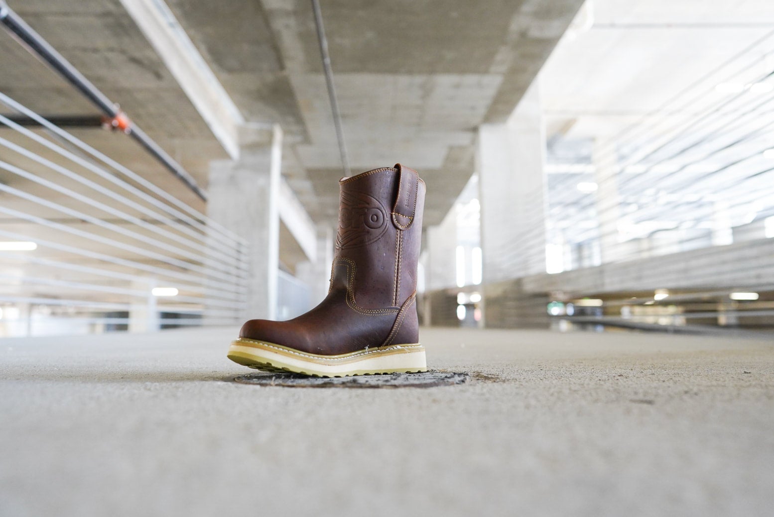 Wedge sole pull on boots on sale